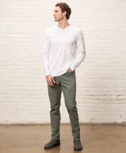 Organic Softspun Long Sleeve Henley