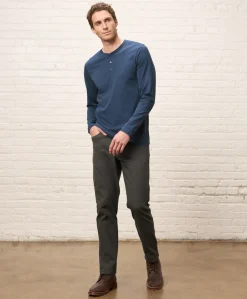 Organic Softspun Long Sleeve Henley