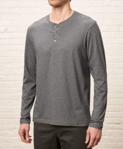 Organic Softspun Long Sleeve Henley