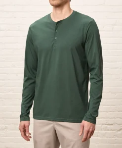 Organic Softspun Long Sleeve Henley