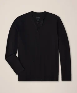 Organic Softspun Long Sleeve Henley
