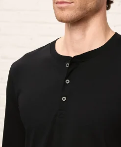Organic Softspun Long Sleeve Henley