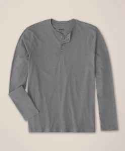 Organic Softspun Long Sleeve Henley