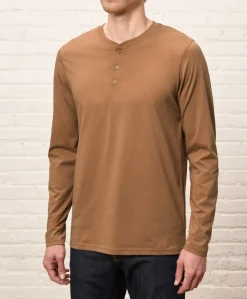 Organic Softspun Long Sleeve Henley