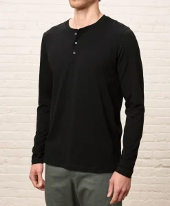 Organic Softspun Long Sleeve Henley