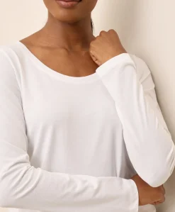 Organic Softspun Long Sleeve Scoop Neck Tee