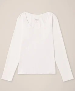 Organic Softspun Long Sleeve Scoop Neck Tee