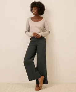 Organic Softspun Long Sleeve Scoop Neck Tee