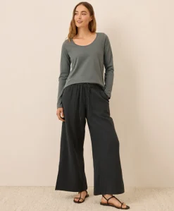 Organic Softspun Long Sleeve Scoop Neck Tee