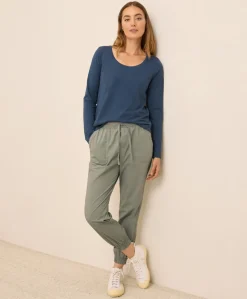 Organic Softspun Long Sleeve Scoop Neck Tee
