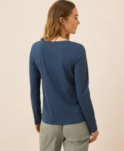 Organic Softspun Long Sleeve Scoop Neck Tee