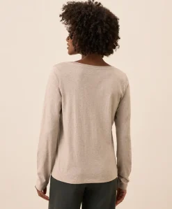 Organic Softspun Long Sleeve Scoop Neck Tee