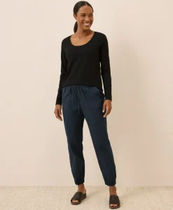 Organic Softspun Long Sleeve Scoop Neck Tee