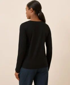 Organic Softspun Long Sleeve Scoop Neck Tee