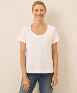 Organic Softspun Scoop Neck Tee