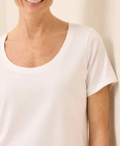 Organic Softspun Scoop Neck Tee