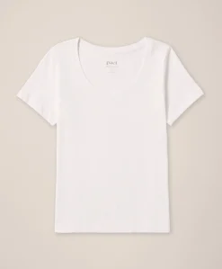 Organic Softspun Scoop Neck Tee