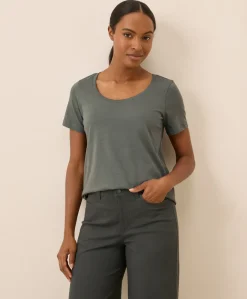Organic Softspun Scoop Neck Tee