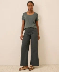 Organic Softspun Scoop Neck Tee