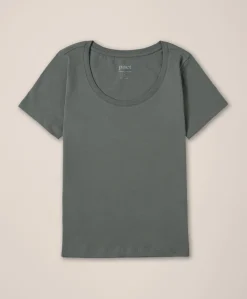 Organic Softspun Scoop Neck Tee