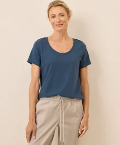 Organic Softspun Scoop Neck Tee