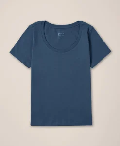 Organic Softspun Scoop Neck Tee