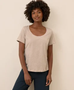 Organic Softspun Scoop Neck Tee