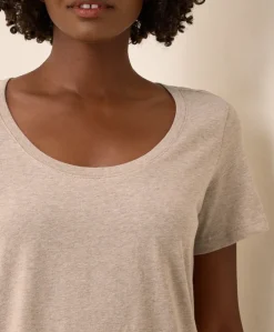 Organic Softspun Scoop Neck Tee