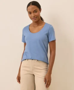 Organic Softspun Scoop Neck Tee
