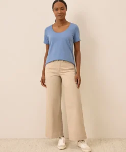 Organic Softspun Scoop Neck Tee