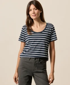 Organic Softspun Scoop Neck Tee