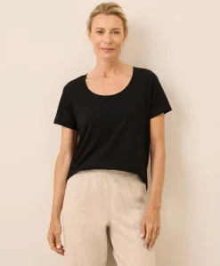 Organic Softspun Scoop Neck Tee
