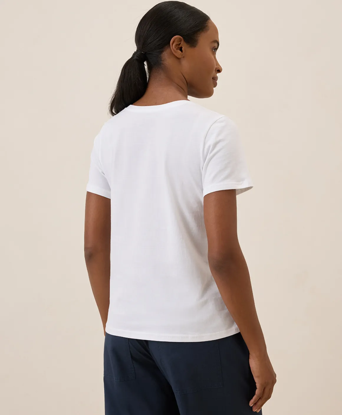 Organic Softspun V-Neck Tee