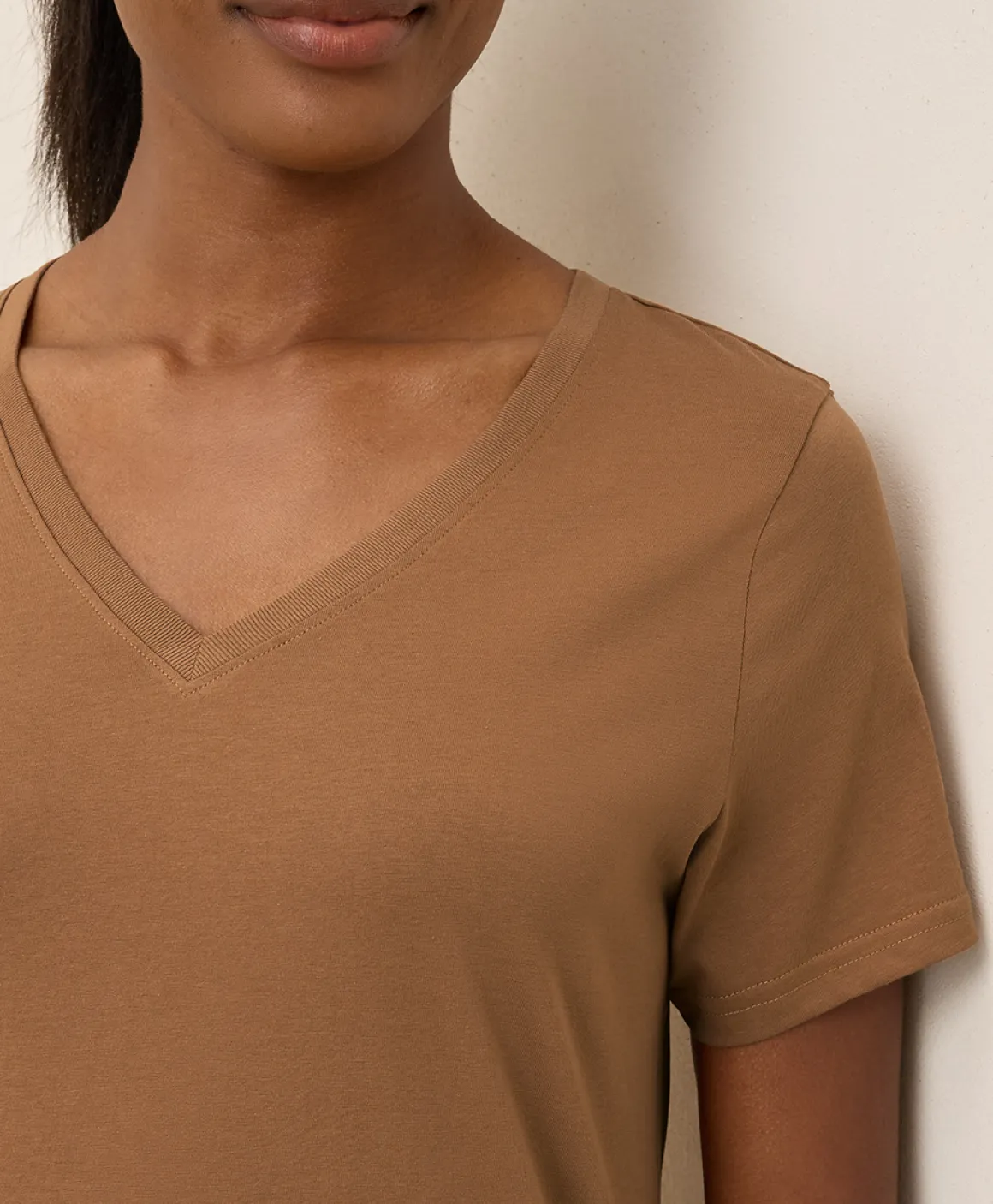 Organic Softspun V-Neck Tee