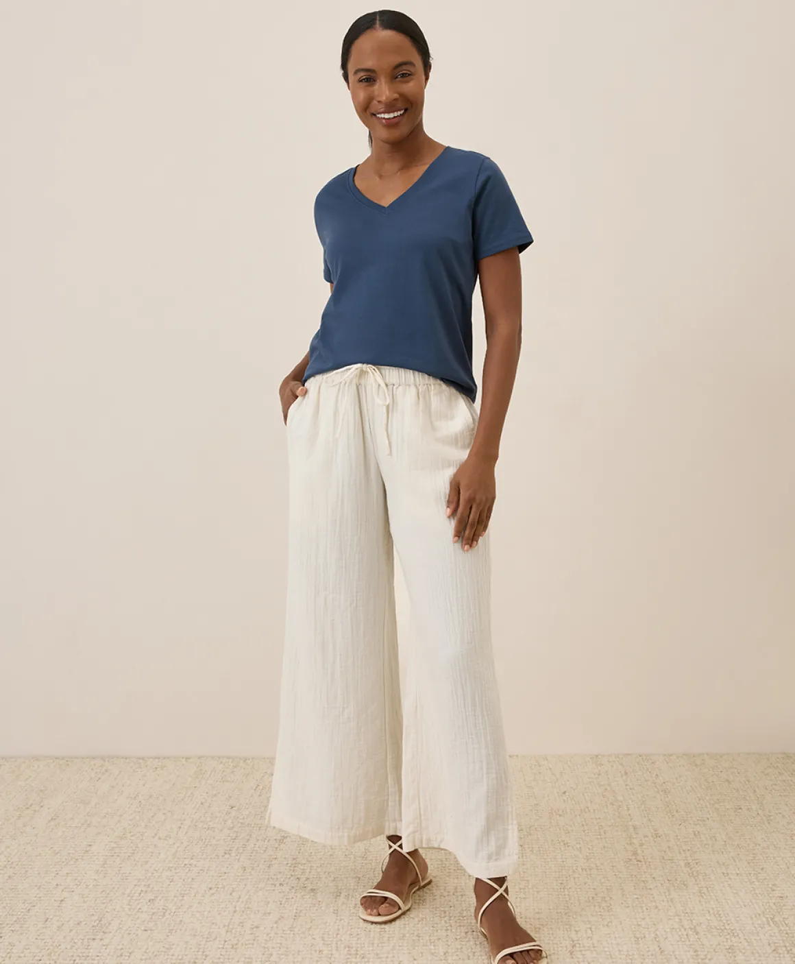 Organic Softspun V-Neck Tee