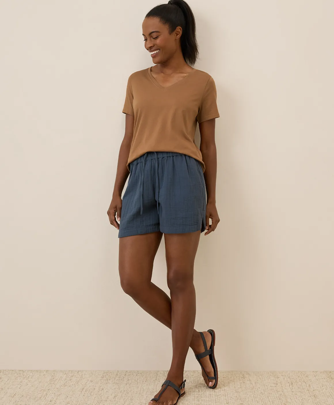 Organic Softspun V-Neck Tee