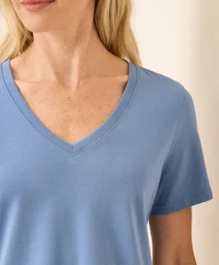 Organic Softspun V-Neck Tee