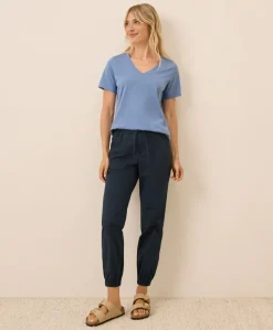 Organic Softspun V-Neck Tee