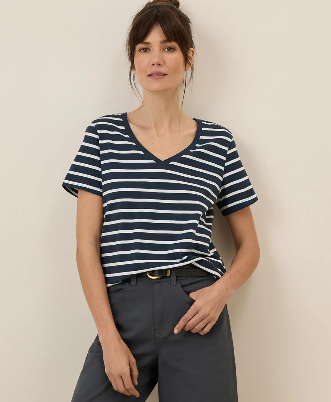 Organic Softspun V-Neck Tee