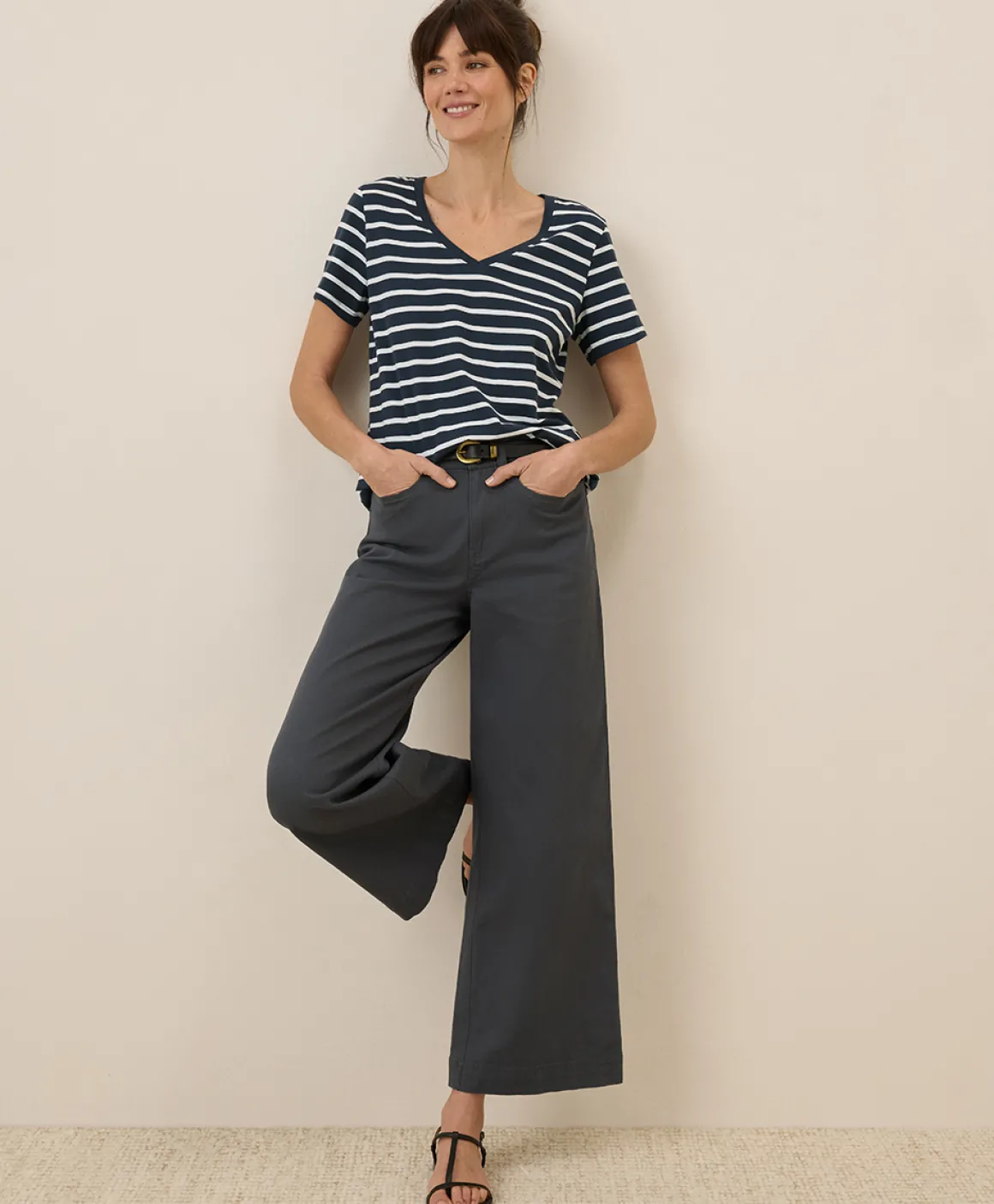 Organic Softspun V-Neck Tee