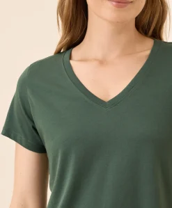 Organic Softspun V-Neck Tee