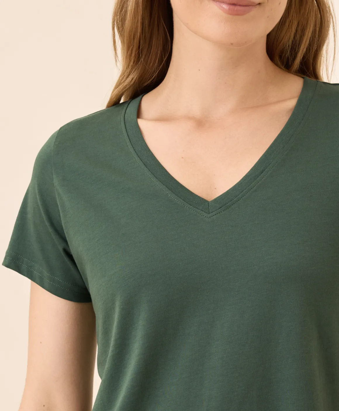 Organic Softspun V-Neck Tee
