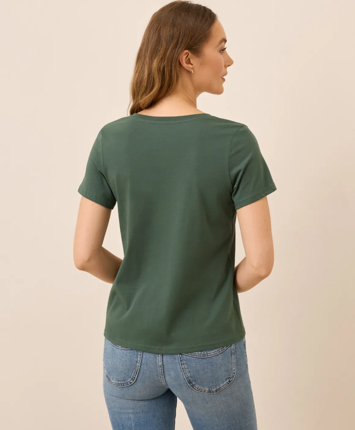 Organic Softspun V-Neck Tee