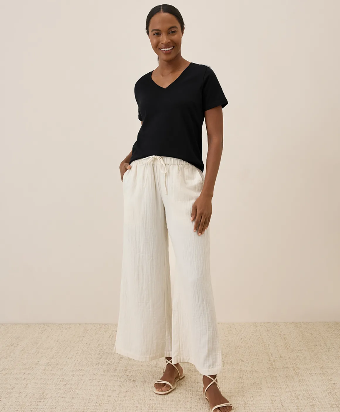 Organic Softspun V-Neck Tee