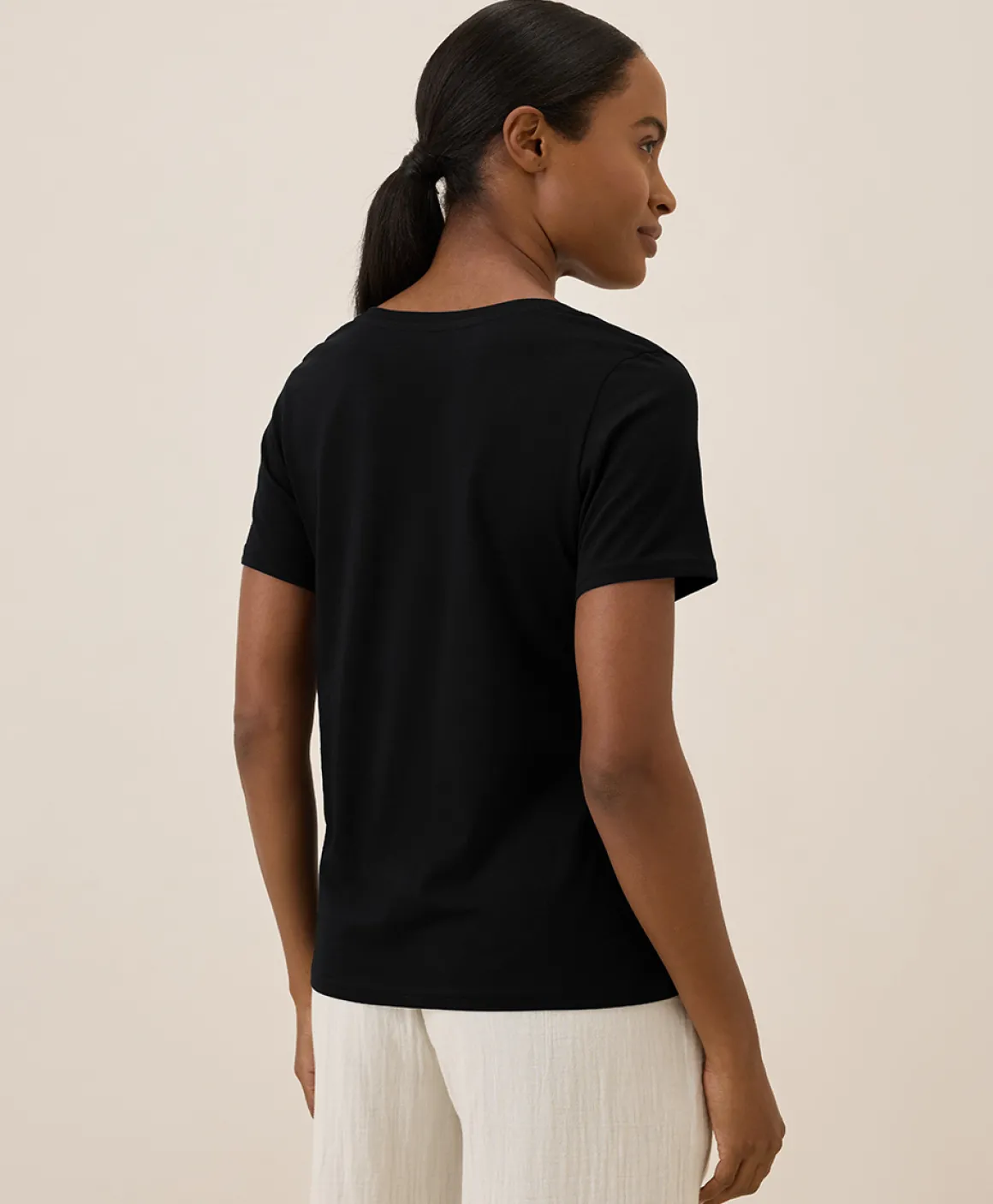 Organic Softspun V-Neck Tee
