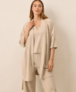 Organic Staycation Short Robe