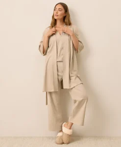 Organic Staycation Short Robe