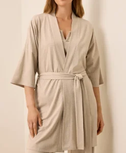 Organic Staycation Short Robe