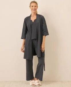 Organic Staycation Short Robe