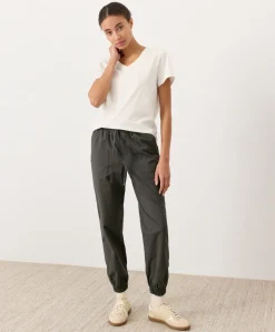 Organic Stretch Poplin Jogger